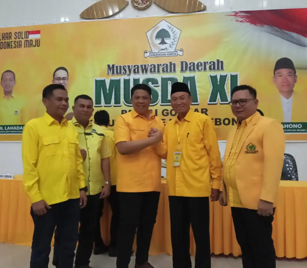Terpilih Aklamasi Wahono Kembali Lanjutkan Pimpin DPD Golkar Rejang Lebong
